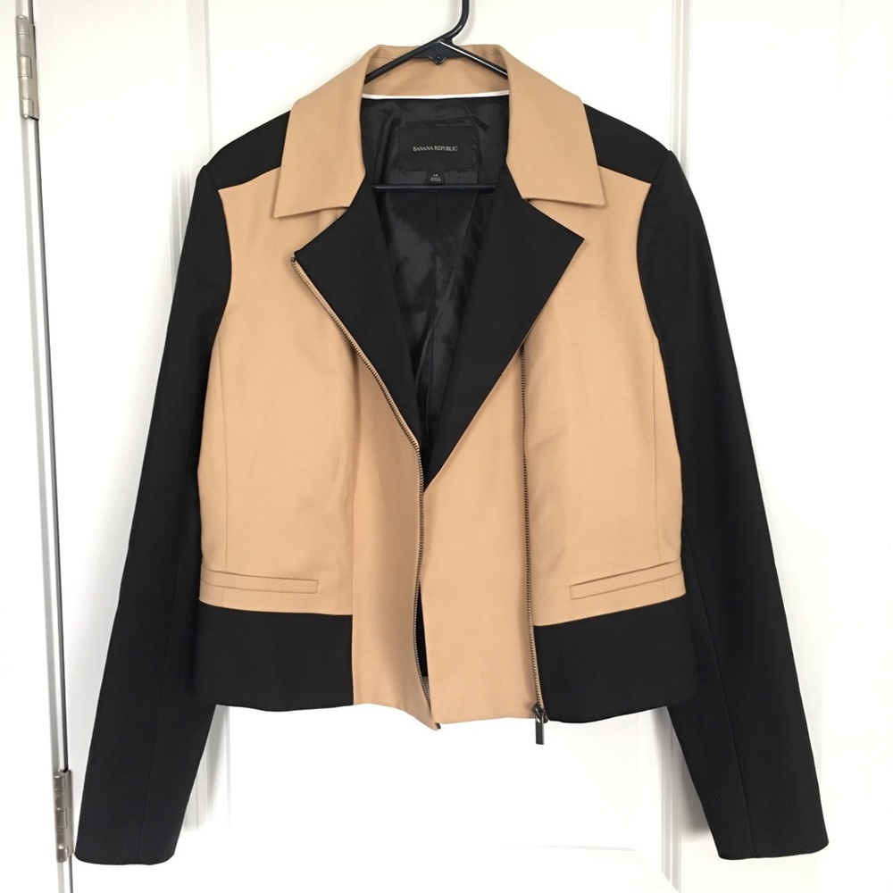 2 tone banana republic motto jacket. NWOT.